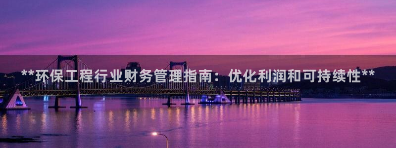 彩名堂官网谁有：**环保工程行业财务