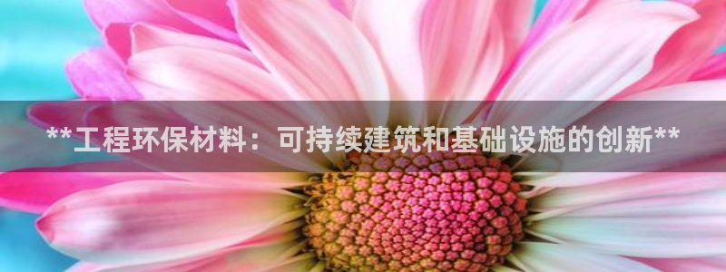 彩名堂怎么选稳定计划：**工程环保材