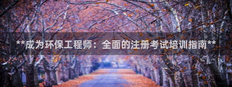 彩名堂和01计划哪个好：**成为环保工程师：全面的注册考试培训指南**