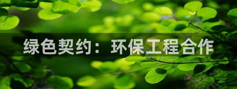 彩名堂的拼音：绿色契约：环保工程合作