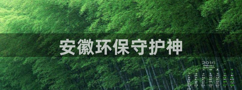 彩名堂app官网：安徽环保守护神