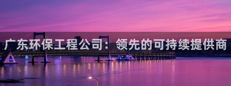 彩名堂怎么选稳定计划：广东环保工程公