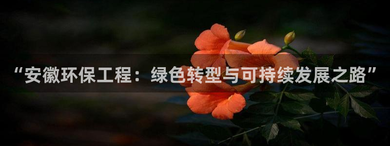 彩名堂01计划：“安徽环保工程：绿色