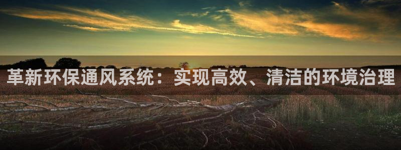 彩名堂官网在线计划怎么不更新了：革新环保通风系统：实现高效、