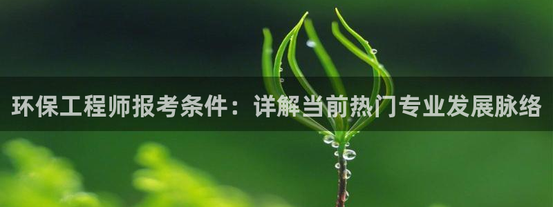 彩名堂.apk：环保工程师报考条件：