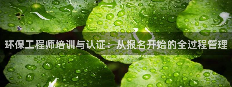 彩名堂怎么打最稳：环保工程师培训与认